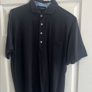 Greyson Black Polo Shirt Contemporary Style